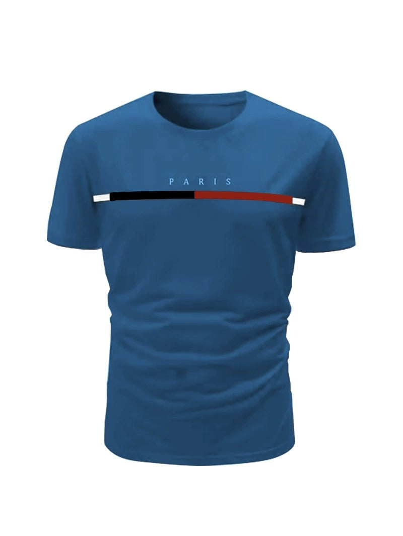 T-Shirt Séchage Rapide Encolure Ronde Manche Courte