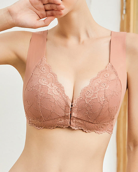 Soutien-Gorge Sans Couture Push Up Dentelle