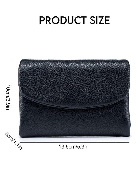Portefeuille Court Cuir Souple