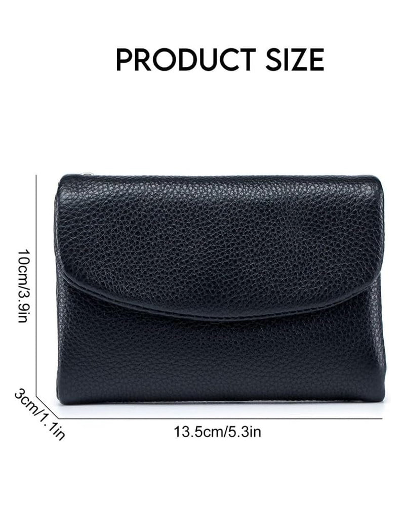Portefeuille Court Cuir Souple