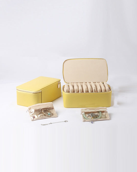 Boîte À Bijoux De Voyage Avec Petites Poches