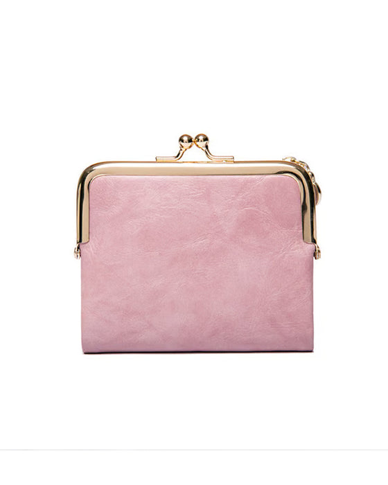 Mini Portefeuille Court Carré Mode Pour Femme