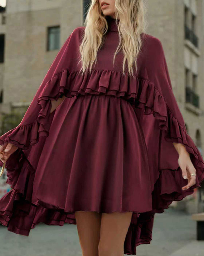 Ensemble Élégant Robe Camisole En Chiffon Deux Pièces