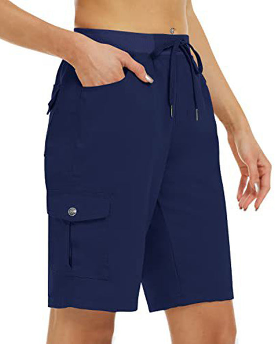 Shorts Femmes Short Cargo Séchage Rapide Avec Poches