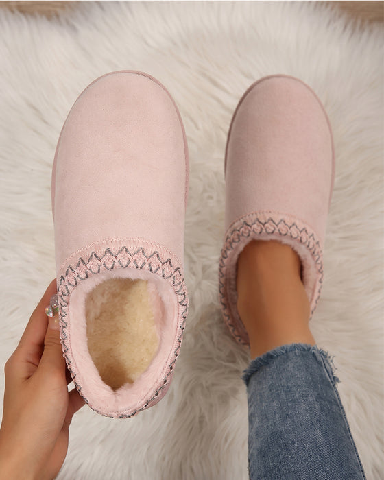 Femme Chaussons Slip-On