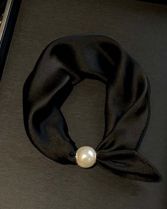 Glamour Sans Effort: Écharpe Collier De Perles 🧣