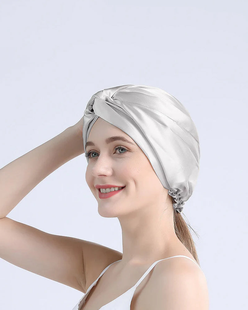 Bonnet Pour Cheveux Doux Et Extensible Style Torsadé