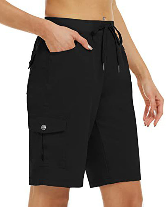 Shorts Femmes Short Cargo Séchage Rapide Avec Poches