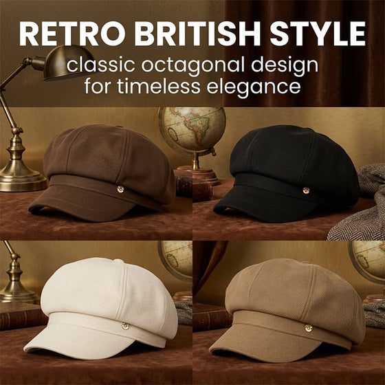Casquette Newsboy De Style Britannique