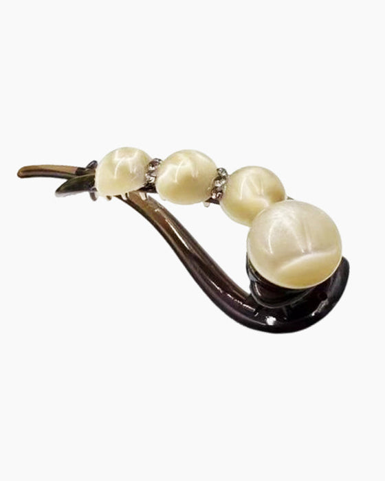 Barrette Élégante Pour Coiffures Vers L’Arrière