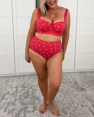 Bikini Sexy À Pois Deux Pièces