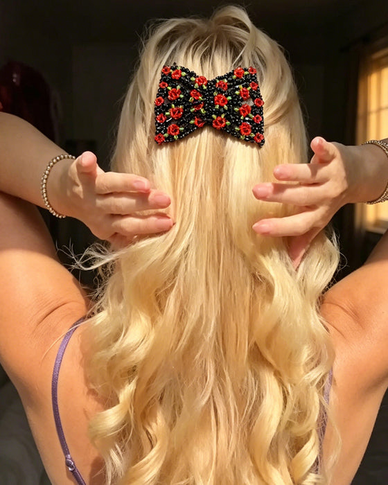 Peigne Accessoire Capillaire À Perles Élastique
