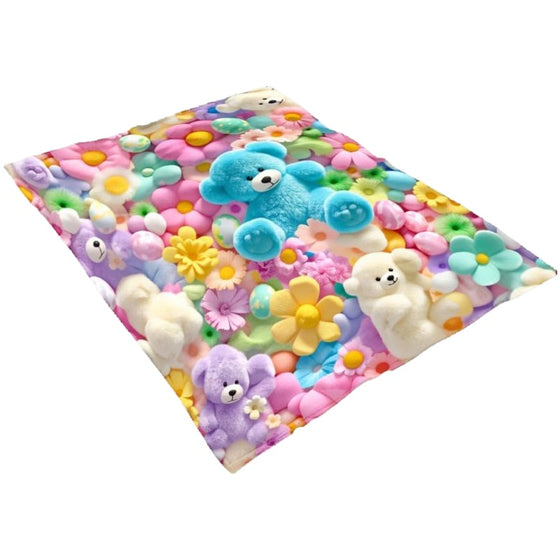 Couverture Mignon Peluche 3D Jeté
