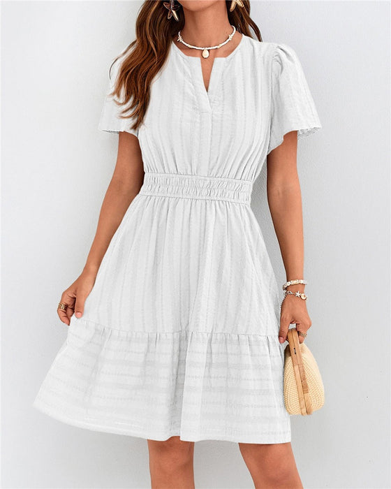 Robe Col V Coupe A