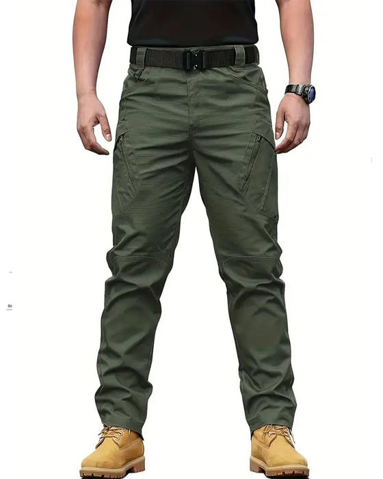 Pantalon Homme Tactique Pantalon Cargo, Multi-Poche Respirant Durable Travail Randonnée