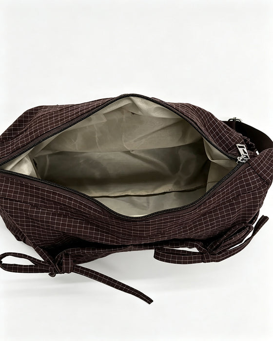 Sac Nœud Carreau Crossbody