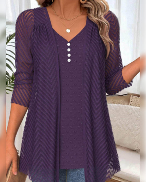 Haut Imprimé Floral 3d Deux-Pièces