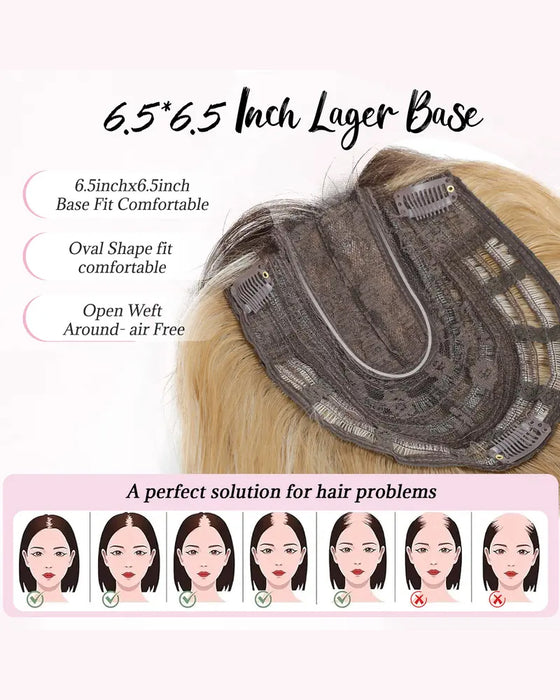 PANEWAY Postiche Cheveux 16 Pouces Ondulé Pour Femmes