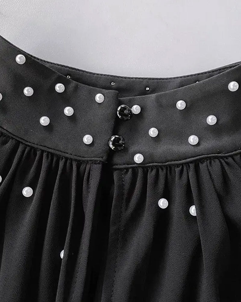 Top Avec Style Élégant Et Design à Manches Lanterne