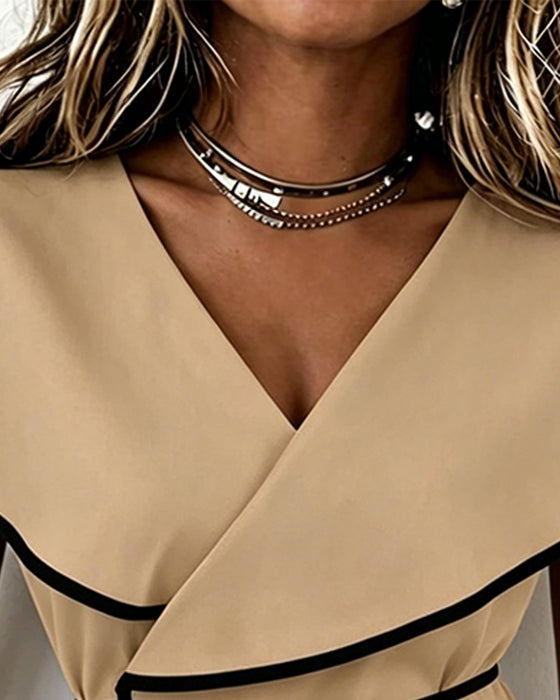 Blouse Volant Croisé Attacher