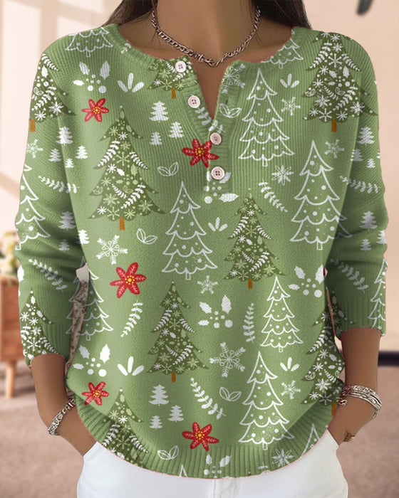 Pull Avec Motif De Sapin De Noël