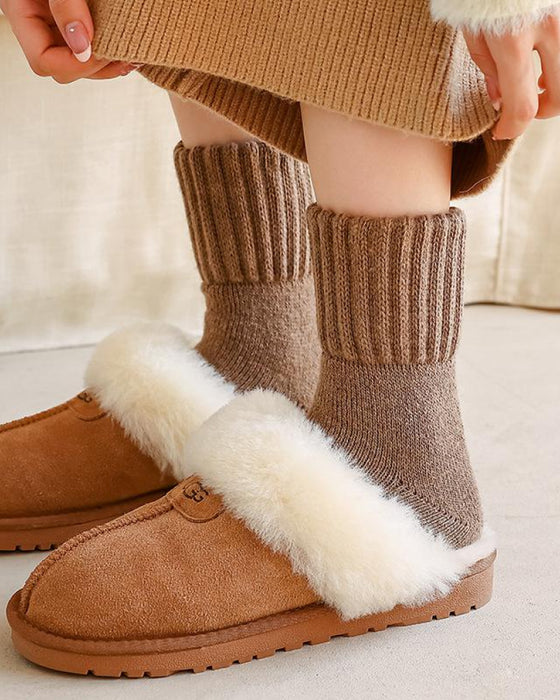 Chaussettes De Bottes En Laine Mérinos Pour Femme