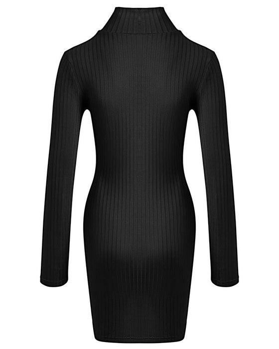 Robe Solid Color Skinny Casual