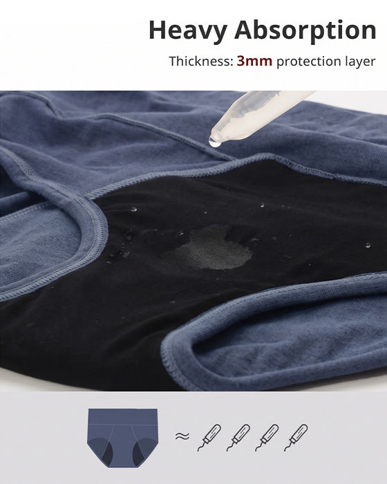 Culotte Taille Haute Flux Abondant Règles Anti-Fuite