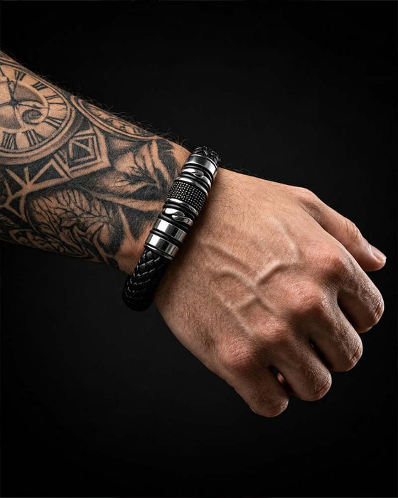 Bracelet En Cuir Premium Pour Hommes