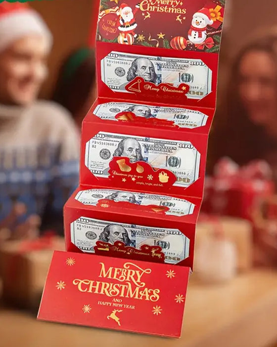 Enveloppe Cadeau Argent De Noël