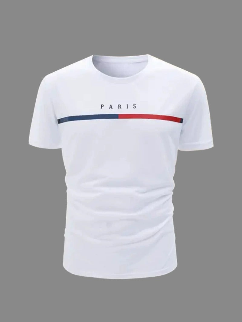 T-Shirt Séchage Rapide Encolure Ronde Manche Courte