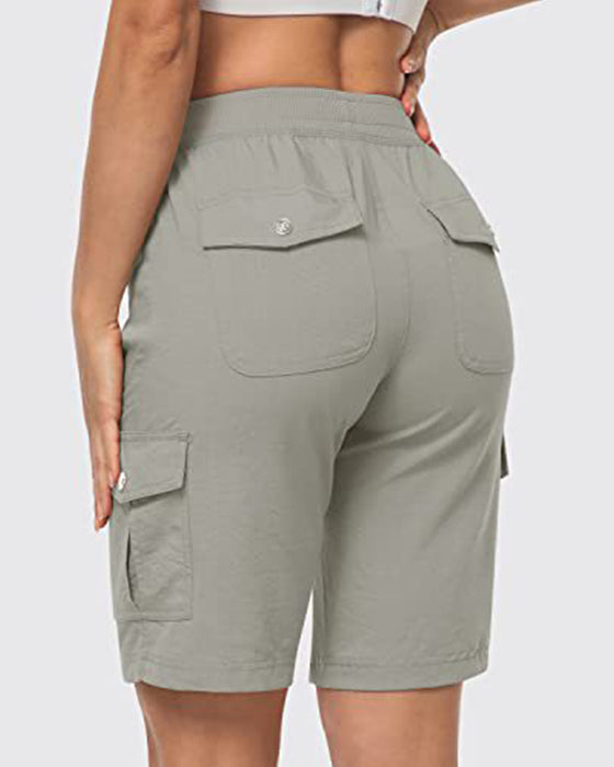 Shorts Femmes Short Cargo Séchage Rapide Avec Poches