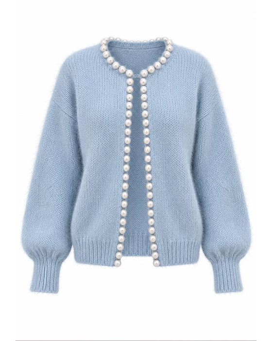 Cardigan Doux Perle Pull