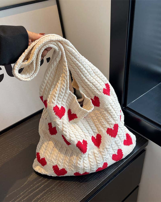 Sac Laine Tricoté Aisselle