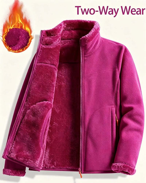 Veste Unie Manche Longue Décontractée