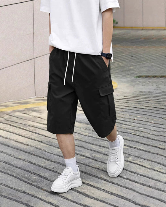 Pantalon Hommes Décontracté Droit