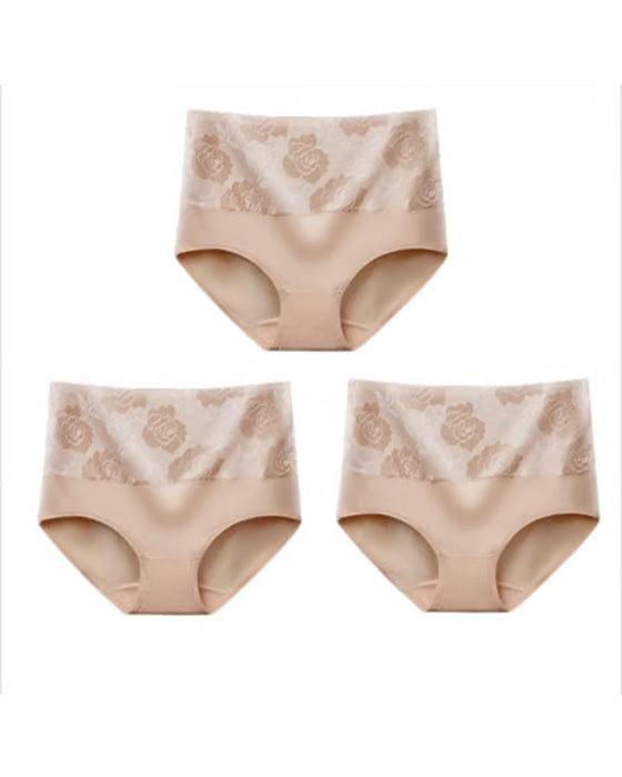 🔥 Culotte Femme Taille Haute Gain De Ventre En Coton Pur, Grande Taille