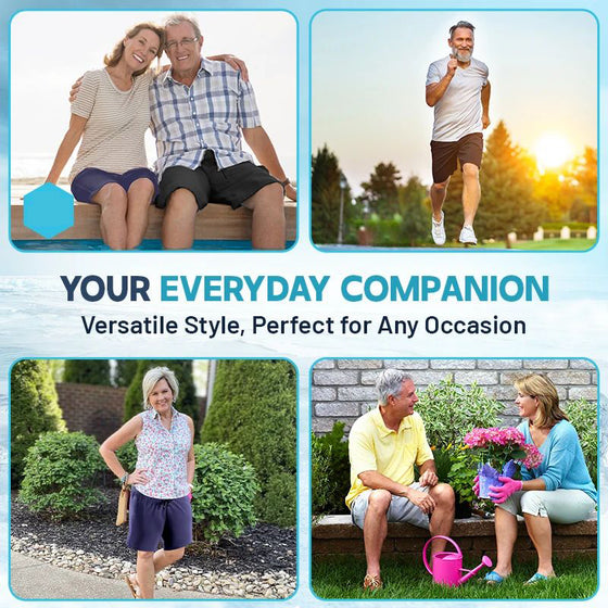 Short Unisexe en Soie de Glace Extensible à Séchage Rapide