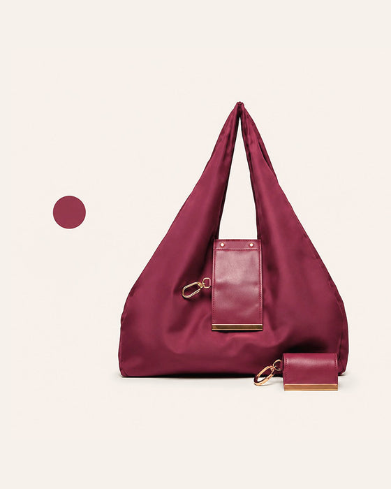 Sac Transformable Charm – Tote En Cuir Vegan Élégant & Charm Porte-Clés