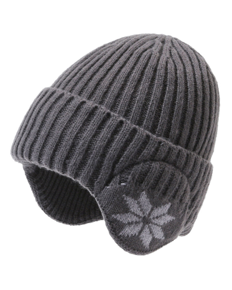 1 pièce Bonnet d’Hiver pour Femme Doublé en Polaire avec Oreilles en Polaire