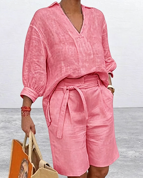 Ensemble Unie Décontracté Short