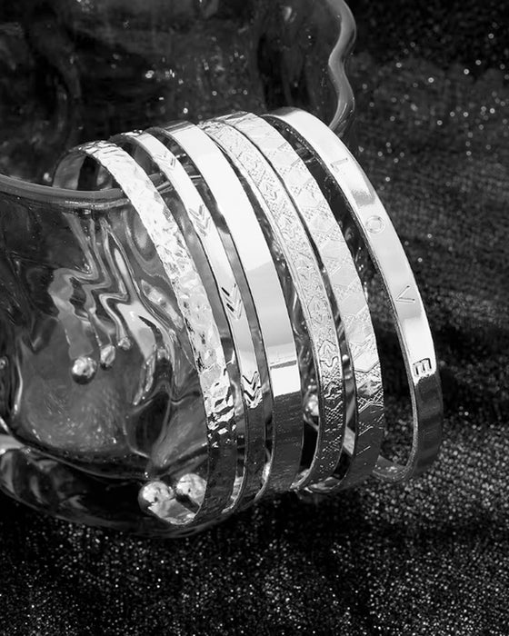 Bracelet étoile à six branches lot de 7 pièces