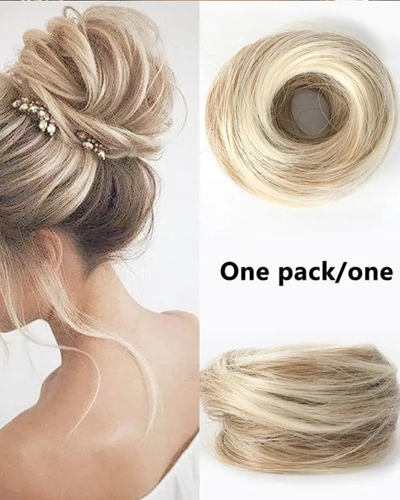 Accessoire Capillaire Chignon Désordonné Synthétique Pour Femmes