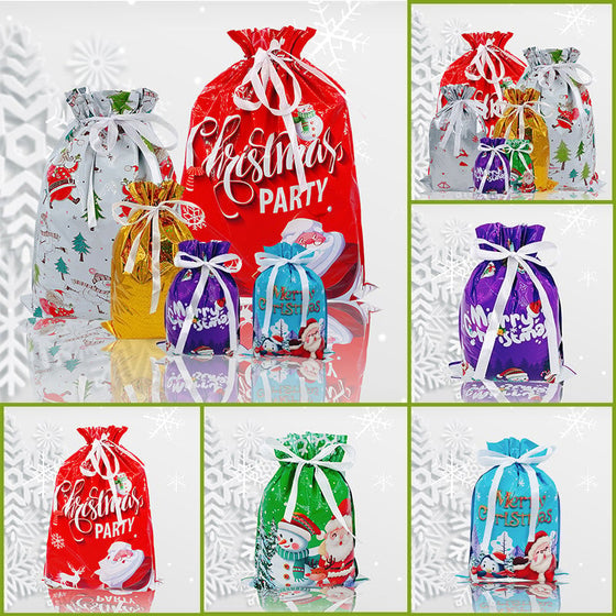 Sacs‑Cadeaux De Bonbons Du Père Noël