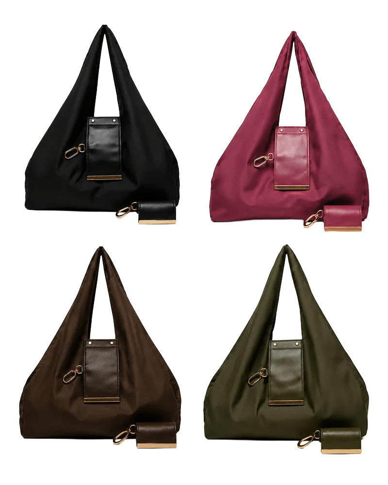 Sac Transformable Charm – Tote En Cuir Vegan Élégant & Charm Porte-Clés