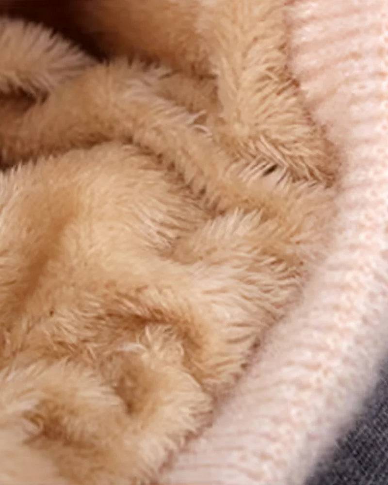 Hiver Polyvalent Tricoté À Capuche Écharpe Pour Femmes