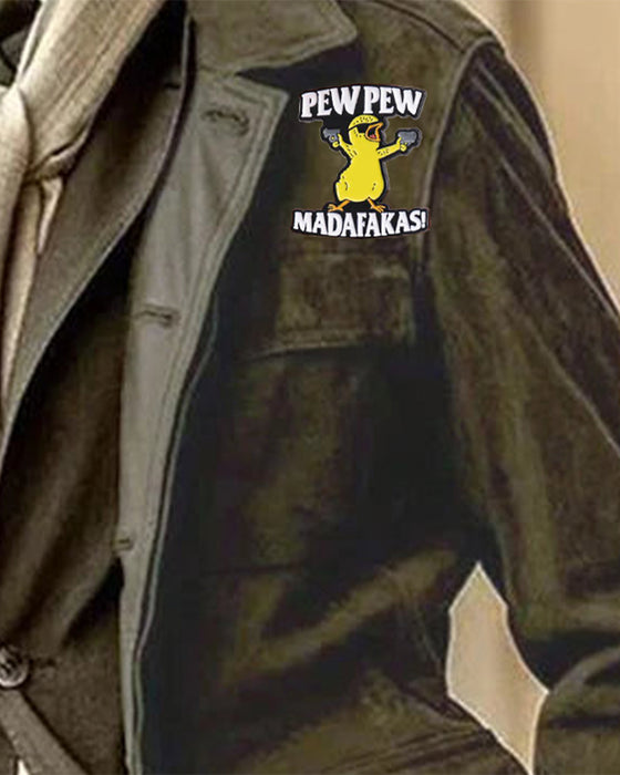 Broche avec Lettre & Design de Canard Cartoon