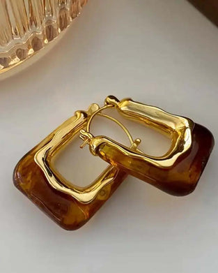 Boucles D'oreilles Vintage En Forme De U