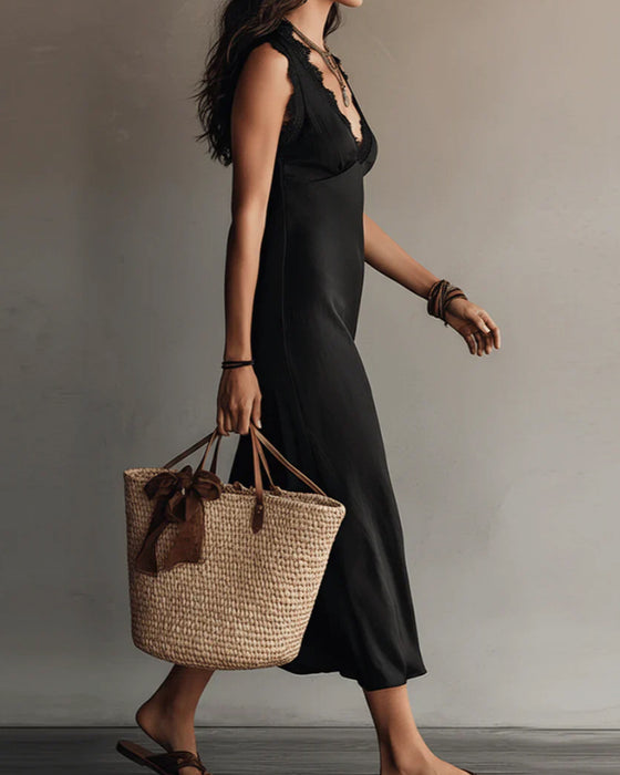 Robe Tendance Col V Taille