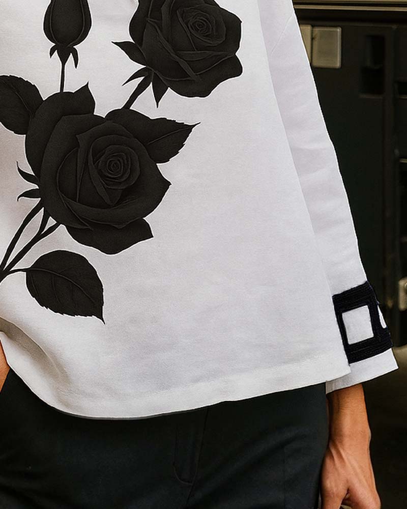 Chemisier élégant imprimé mode